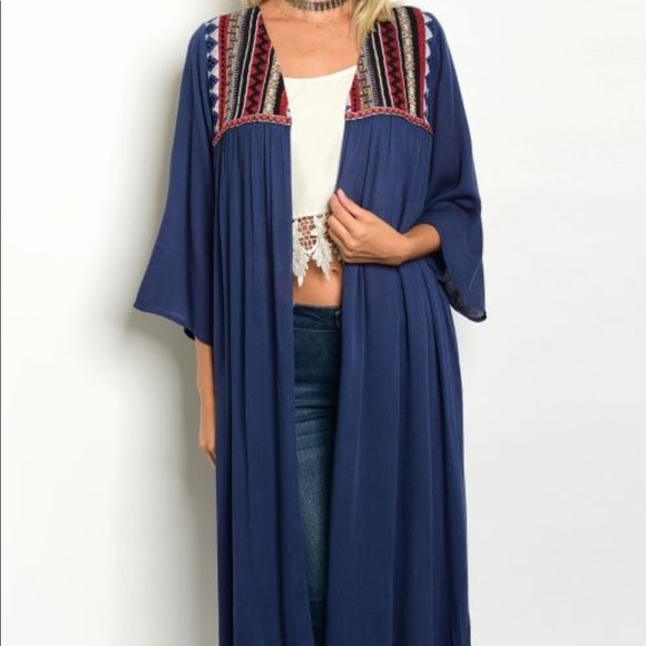 Native Blue Kimono - Picture 1 of 2